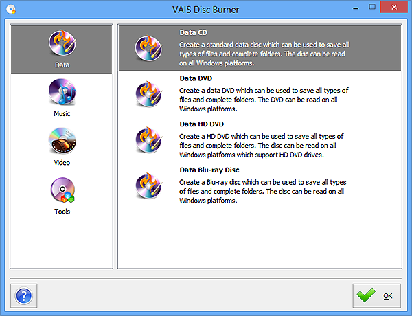 Activate Data DVD/CD Burner